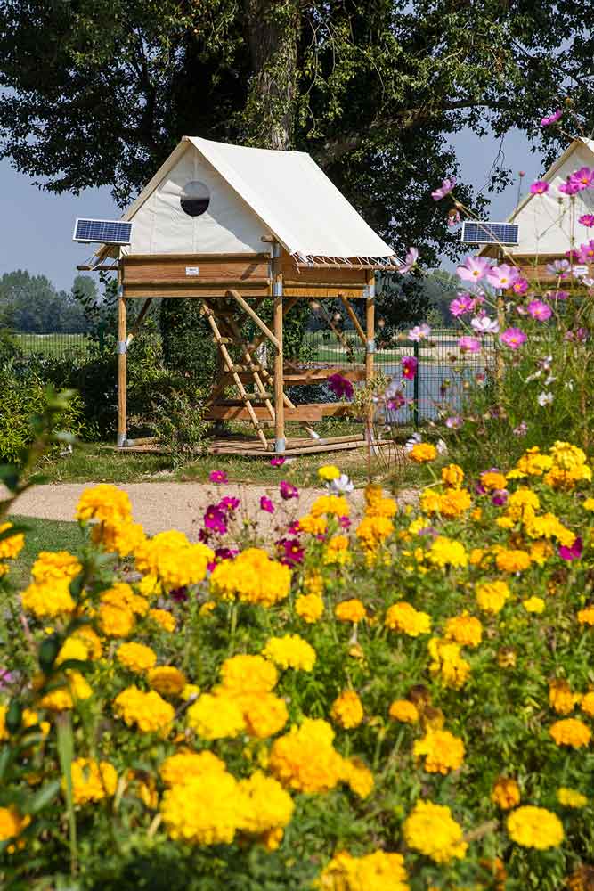 Tente Bivouac sur la Loire à Vélo Tente Bivouac sur la Loire à Vélo