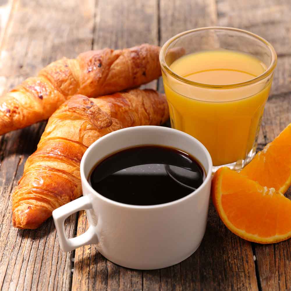 Petit déjeuner sur votre camping à Saumur