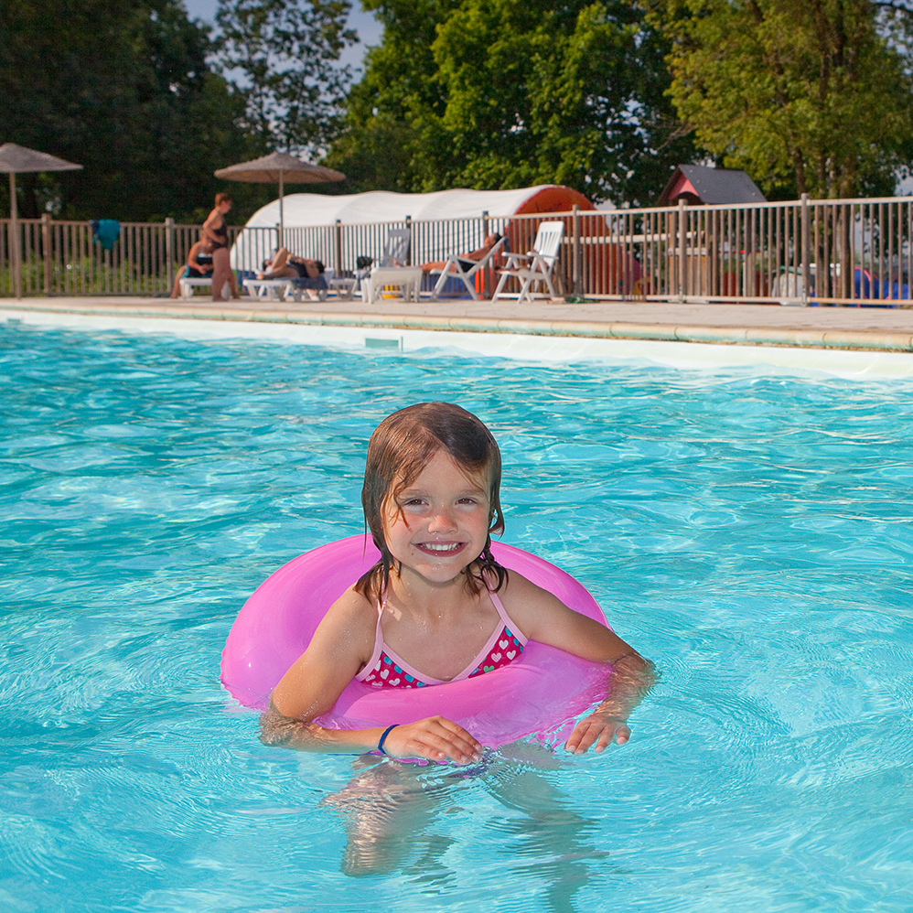 Camping à Saumur avec piscine chauffée