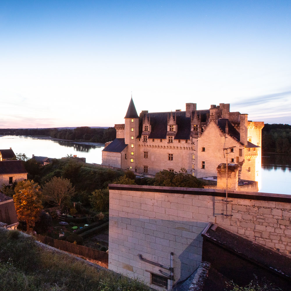 Camping à proximité du château de Montsoreau