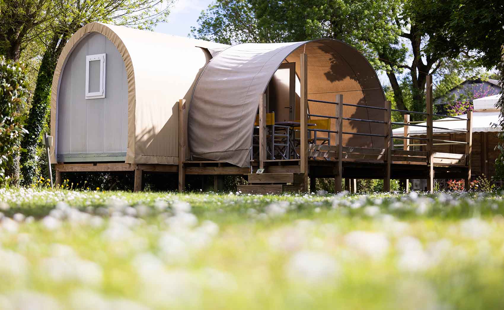 Coco Sweet sur camping en bord de Loire à Saumur